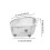 Hanging Sink Strainer Basket Kitchen Sink Organizer Triangular Drying 2
