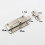 Heavy Duty Door Security Slide Latch Lock with Screws 4inch 2