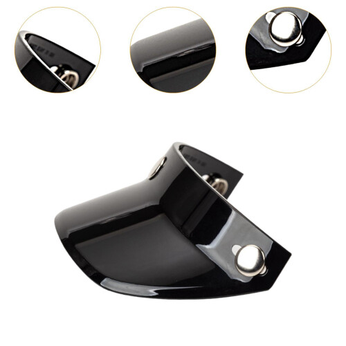 Motorcycle Helmet Visor Peak Shield Sun Shade Protector for 3/4 Helmet 2