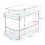 Undersink Kitchen Shelf Cabniet Storage Bins for Countertop Cabinet Ki 2