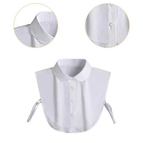 Women False Collar Convenient Decor Shawl Collar for Clothes Uniforms 2