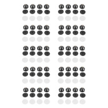 10 Sets Altavoz Altavoz Picos Pies de Pie Piezas de Reparación de Altavoces de Audio Placa Giratoria Soporte de Altavoz DIY Pin de Choque Clavos Y