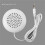 3X  White 3 5mm Pillow Speaker for   CD Radio MP3 Player GL 7