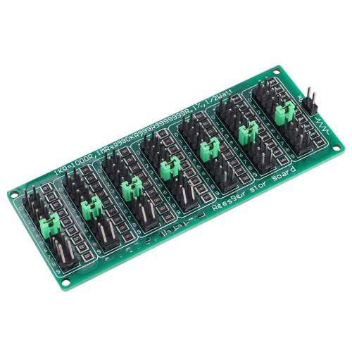 2X 7 Decade 1R - 9999999R Programmable SMD Resistor Slide Resistor Board Step Accuracy 1R 1% 1/2 Watt Module 200V 2