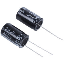 30 Pcs 22UF 400V 105C Radial Electrolytic Capacitors Black 13mm x 21mm