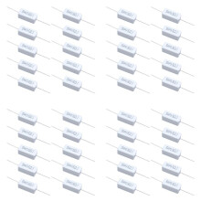 40 Pcs Axial Lead Ceramic Cement Resistor 0.5 Ohm 5W