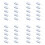 40 Pcs Axial Lead Ceramic Cement Resistor 0.5 Ohm 5W 1