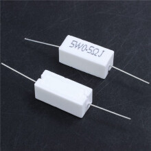 40 Pcs Axial Lead Ceramic Cement Resistor 0.5 Ohm 5W