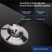 16PCS Metal Shockproof Foot Spikes Pads Stands Mats for Speakers CD Players Turntable Amplifier DAC Recorder Feet Pad