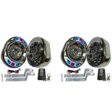 4x Motorcycle Stereo Speakers 3.5 Inch MP3 Player Waterproof FM Audio for Motor Scooter Bike ATV UTV