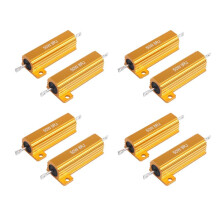 8 PZ Resistenze A Conchiglia in Alluminio Elettronico 5% 8 Ohm 50W