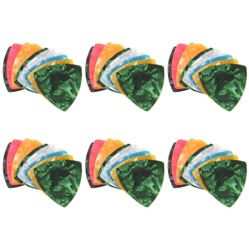 60Pcs Acoustic/Electric Guitar Picks Plectrums 0.46mm---Assorted Color 1