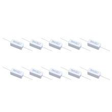 100 Stueck Axial Leiter Keramik Zement-Widerstand 0.5 Ohm 5W