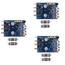 3X NE5532 DC12V2A 4.2 HIFI Preamp 6J5 Home Audio Tube Amplifier Fever Bile Preamp Tone Board 470UF/25V
