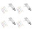 4X Universal LP Disc Record Player Phono Turntable Headshell 4-Pin with OFC Leadwires for Direct-Drive Turntable 1