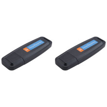 2X Portable Rechargeable U-Disk USB Digital Audio Voice Recorder Dictaphone Activated Recorder -Black