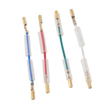 4X Giradischi Universale LP Disco Giradischi Phono Headshell Lega di Alluminio un 4 Pin con Cavi OFC per Giradischi un Trasmissione Diretta