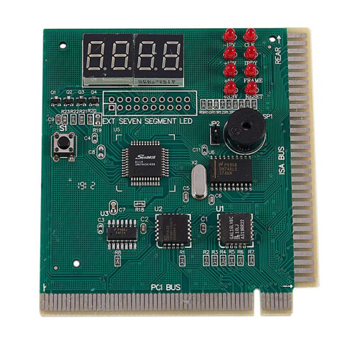 3X PC Motherboard Diagnostic Card 4-Digit PCI/ISA POST Code Analyzer 1