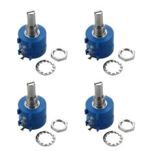 4X 3590S-2-502L 5K Ohm 10-Turn Rotary Wire Wound Precision Potentiometer