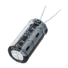 100 Pcs 1000uF 50V 13x25mm Aluminum Electrolytic Capacitors Black