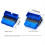 2X USB Header Adapter USB3.2 GEN1 19Pin/20Pin Socket 90 Degree Steering Elbow Converter DIY Desktop Motherboard B 7