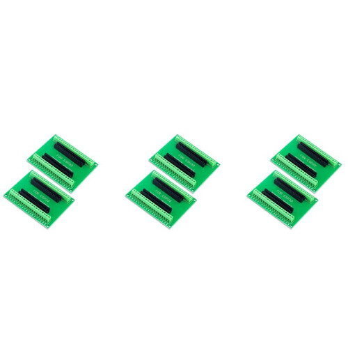 6Pcs ESP32 Breakout Board GPIO 1 Into 2 for 38PIN Narrow Version ESP32 ESP-WROOM-32 Microcontroller Development Board