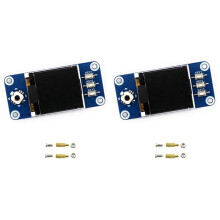 2X Waveshare 1,44 Zoll LCD Display HAT für Raspberry Pi 2B / 3B / 3B + / Zero / Zero W 128 X 128 Pixel SPI Schnittstelle LED Hintergrundbeleuchtung