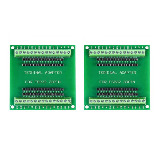 2X ESP32 Expansion Board 30Pin GPIO Breakout Board Compatible with 30 Pins ESP32 Development Board