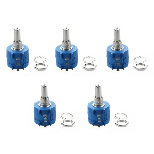 5X 3590S-2-103L 10K Ohm 10-Turn Rotary Wire Wound Precision Potentiometer
