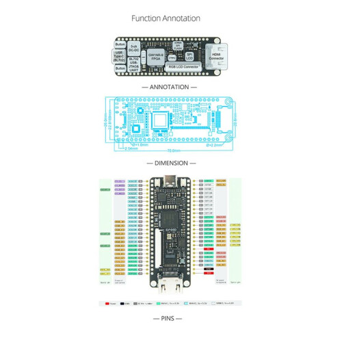 2X Tang  9K FPGA Development Board GOWIN GW1NR-9 RISC-V -Compatible 2