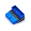 2X USB Header Adapter USB3.2 GEN1 19Pin/20Pin Socket 90 Degree Steering Elbow Converter DIY Desktop Motherboard B 6