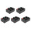 5X 0-9999 Ohm Einfacher Widerstand Box Precision Variable Dekade Widerstands Lehre Instrument 1
