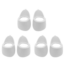 6Pcs 2.5 Inch Car Audio A-Pillar Tweeter Bracket Car Two-Way Frequency Inverted Mold Bracket Tweeter Base