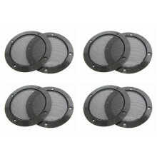 8Pcs 4 Inch Speaker Speaker Grille Speaker Face Shield Replaceable Round Speaker Protection Grille