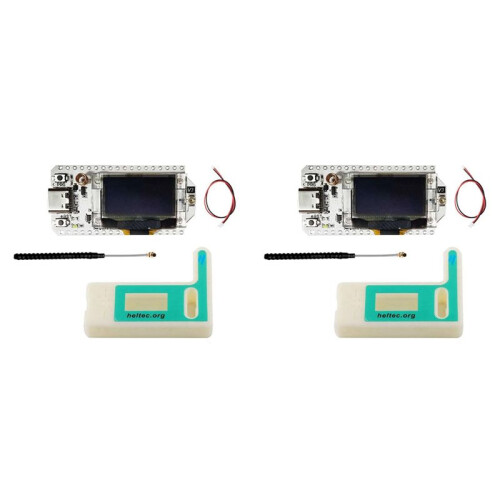 2X 0.96 OLED SX1262 Wifi BLE ESP32 LoRa32 V3 Development Board LoRa 32 IoT Dev Board 433-510Mhz with Case