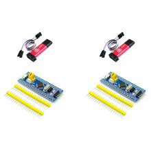 2X ST-Link V2 Programmierung Einheit Emulator Downloader + 40Pin STM32F103C6T6 ARM STM32 SWD Minimum Stsystem Platine Micro-USB