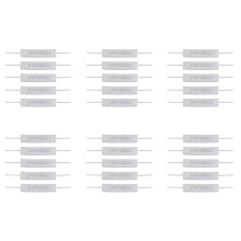 30 Pcs 10W Watt 100 Ohm 5% Axial Wirewound Cement Resistors