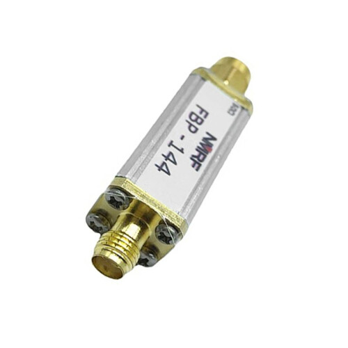 2X 144MHz 2M Band Pass Filter Bandpass Filter SMA Interface Bandwidth for RFID Receiver