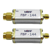 2X 144MHz 2M Bandpassfilter Bandpassfilter SMA-GräNssnittsbandbredd för RFID-Mottagare