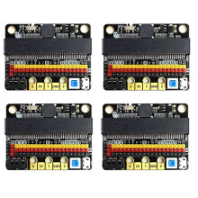 4X voor Microbit-Uitbreidingskaart IOBIT V2.0 Micro:Bit Horizontale Adapterkaartplaat voor Basis- en Middelbare Scholen