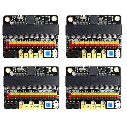 4X for Microbit Expansion Board IOBIT V2.0 Micro:Bit Horizontal Adapter Board Plate Primary and Secondary Schools 1