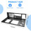 5X Mining Frame Mining ETH Motherboard Bracket Thickened Bitcoin Mining Rig Case Support ITX/  ATX for 8 GPU(ATX) 9