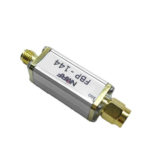2X 144MHz 2M Band Pass Filter Bandpass Filter SMA Interface Bandwidth for RFID Receiver 1