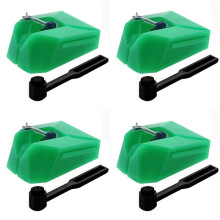 4X Record Player Needle Replacement for AT-VMN95E Stylus, Elliptical Turntable Needle for AT-LP120X