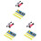 3X ST-Link V2 Programming Unit Emulator Downloader + 40Pin STM32F103C6T6 ARM STM32 SWD Minimum Moderkort Micro-USB 1