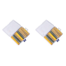 5200 Stks 130 Waarden 1/8 W 0.125 W 1% Weerstanden met Metaalfilm Assortiment Set Weerstanden Assortiment Kits Vaste Condensatoren