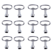 12x Logement de Cle Panneau Metallique Triangulaire pour Bouteille Triangulaire 8mm