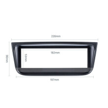 2X FP-04-02 Car Stereo Radio Fascia Surround Panel for 406 (1995-2005)