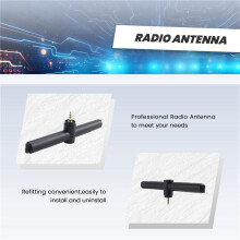 2X Middengolf MW-Antenne voor HRD-C919-Radio met 3,5 mm Connector T-Type Midden- en Kortegolfantenne