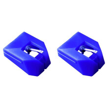 2X AT-VMN95E Diamond Turntable Naald Vervangende Naald, Compatibel met  AT-LP120X Vinyl Platenspelers